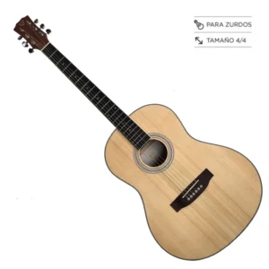 Guitarra acústica para zurdos Wotan / con funda
